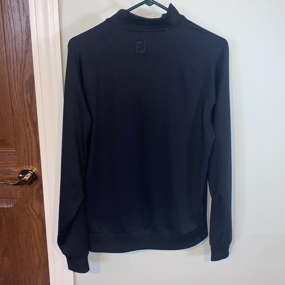 FootJoy Quarter Zip Black Nylon Jacket Women’s Size Small - Picture 5 of 10